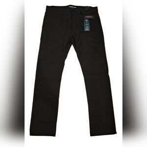 KENNETH COLE BLACK SLIM FIT LIGHWEIGHT 4 WAY STRETCH TECH PANT SIZE 34/30